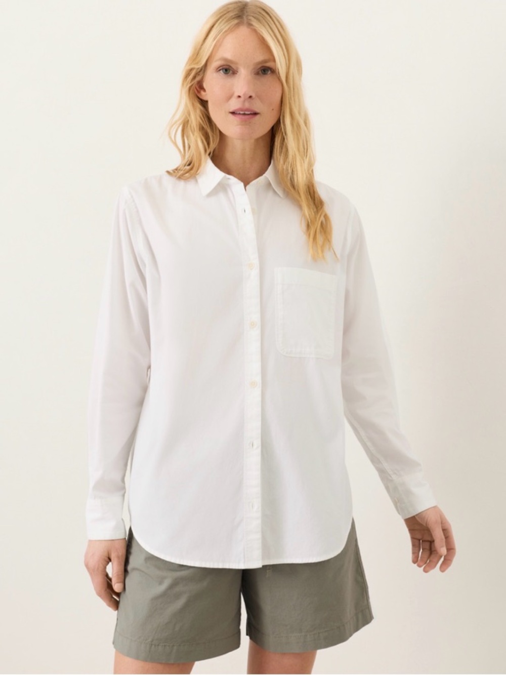 NWT Orvis Wrinkle Resistant White Button Down Dress Shirt Sz 18